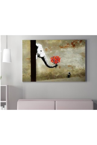 Wanddecoratie WY116 - Banksy - 70 x 100 cm - Reproductie
