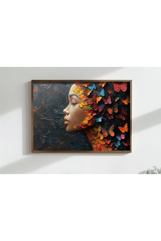 MDF Wanddecoratie René3 - 35 x 47 cm