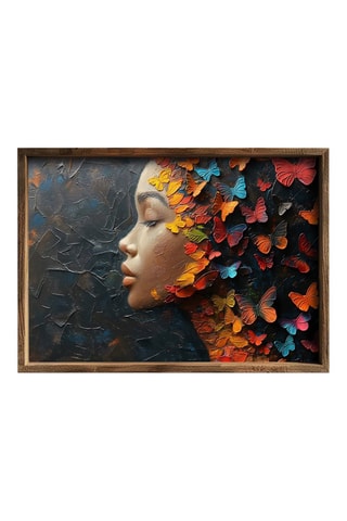 MDF Wanddecoratie René3 - 35 x 47 cm