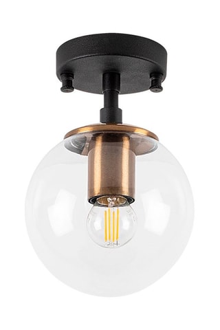 Plafondlamp Atmaca Zwart en Wit