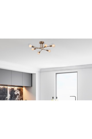 Plafondlamp Flower Goudkleurig