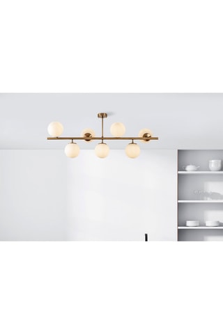 Plafondlamp Fazli - Goudkleurig - 7 x 40 W