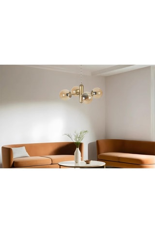 Hanglamp Bankok 4 - Goudkleurig - 4 x 60 W