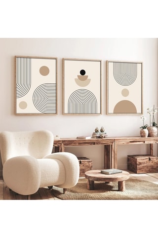 3 Wanddecoraties Huhu - 50 x 35 cm