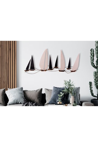 Wanddecoratie Zwart en Ecru