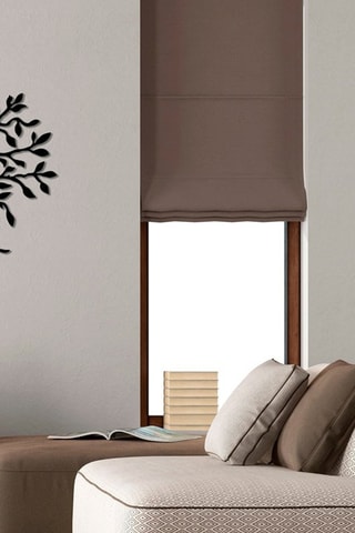 Houten Wanddecoratie Agac - 58 x 58 cm - Naturel en Zwart