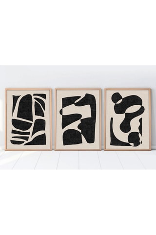 3-delige Mdf Wanddecoratie Sabine3 - 50 x 70 cm