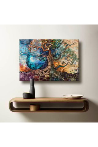 Gehard Glazen Wanddecoratie - 50 x 70 cm