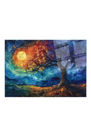 Gehard Glazen Wanddecoratie - 50 x 70 cm