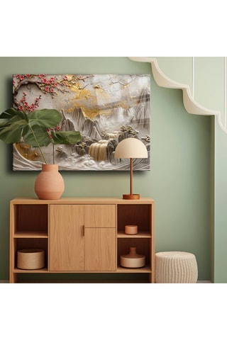 Gehard Glazen Wanddecoratie - 50 x 70 cm