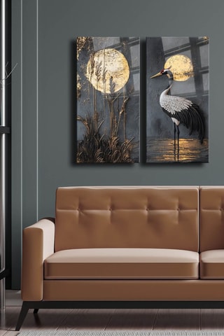 Gehard Glazen Tweeluik - 73 x 70 cm