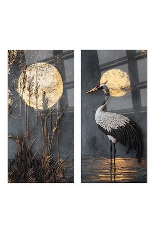 Gehard Glazen Tweeluik - 73 x 70 cm