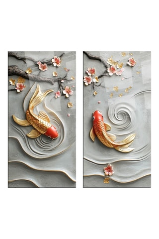 Gehard Glazen Tweeluik - 73 x 70 cm