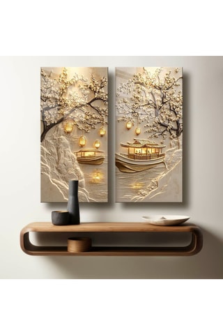 Gehard Glazen Tweeluik - 73 x 70 cm