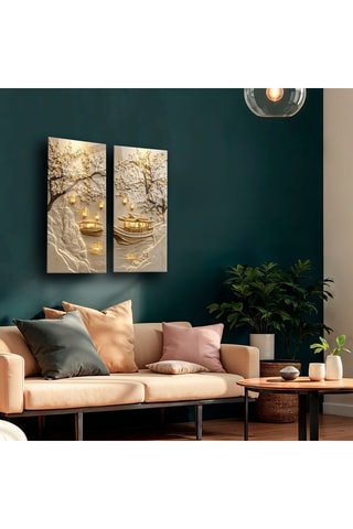 Gehard Glazen Tweeluik - 73 x 70 cm