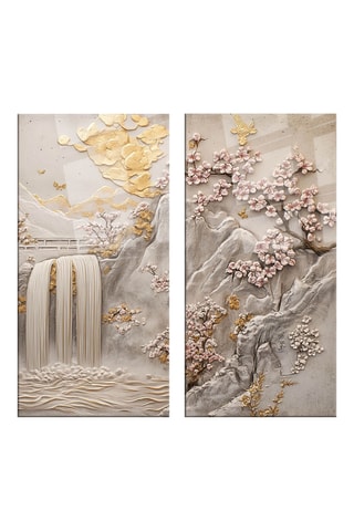 Gehard Glazen Tweeluik - 73 x 70 cm