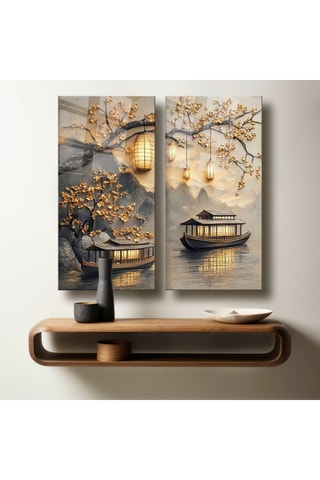 Gehard Glazen Tweeluik - 73 x 70 cm