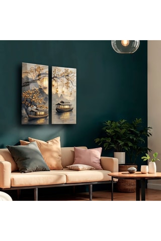 Gehard Glazen Tweeluik - 73 x 70 cm