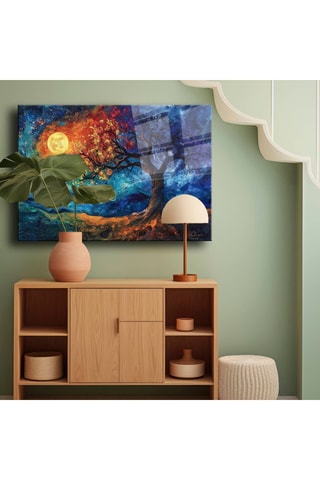 Gehard Glazen Wanddecoratie - 70 x 100 cm