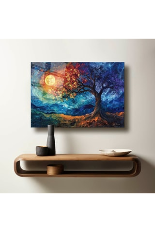 Gehard Glazen Wanddecoratie - 70 x 100 cm