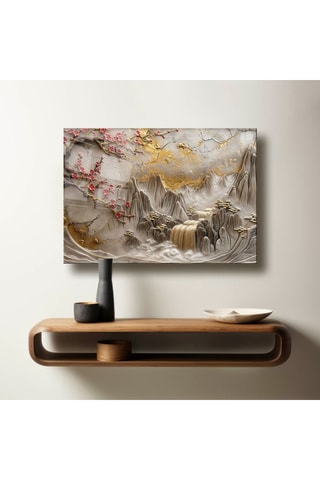 Gehard Glazen Wanddecoratie - 70 x 100 cm