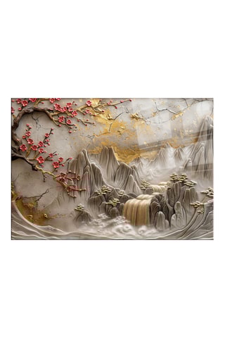 Gehard Glazen Wanddecoratie - 70 x 100 cm