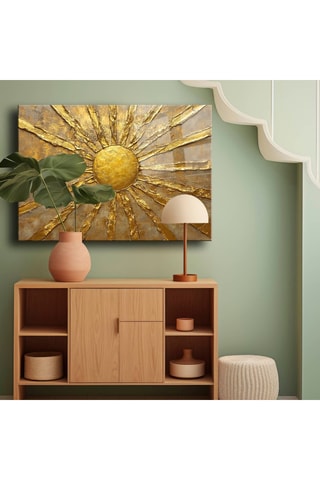 Gehard Glazen Wanddecoratie - 70 x 100 cm