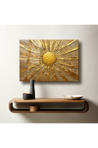 Gehard Glazen Wanddecoratie - 70 x 100 cm