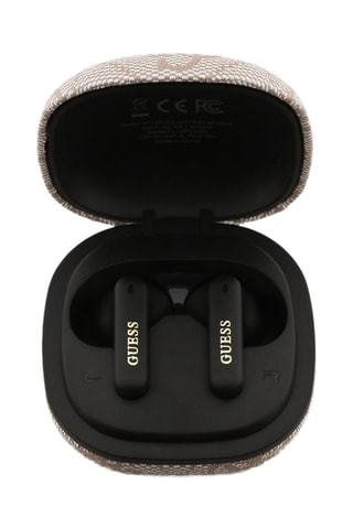 Auriculares Guess TWS - Bluetooth - Crema y negro