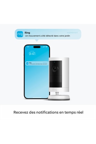Caméra extérieure Plus sans fil - Blanc