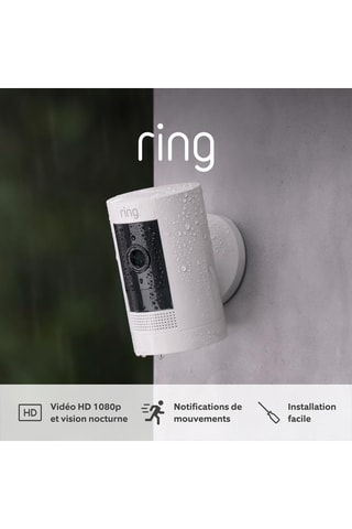 Caméra extérieure Stick Up sans fil - Blanc