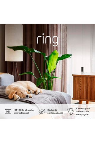 2 Caméras intérieures 2e génération - Blanc