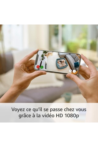 2 Caméras intérieures 2e génération - Blanc