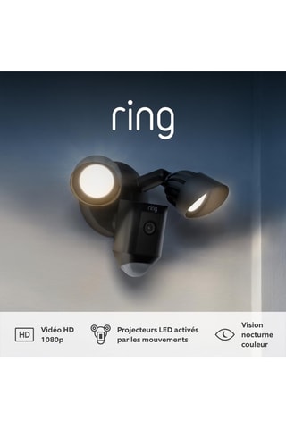 Caméra Floodlight Plus filaire - Noir