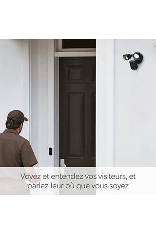 Caméra Floodlight Plus filaire - Noir