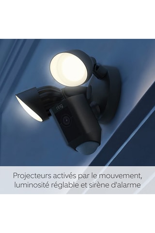 Caméra Floodlight Plus filaire - Noir