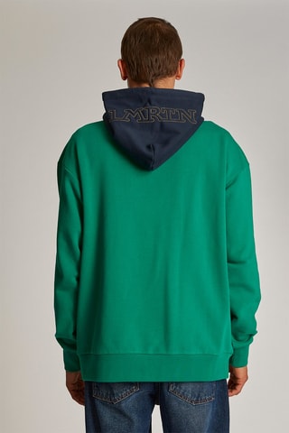 Sweat polaire à capuche - Vert