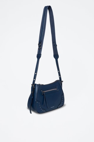 Schoudertas Aya - Zwart - Blauw