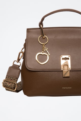 Leren Handtas Jarly - Lichtbruin