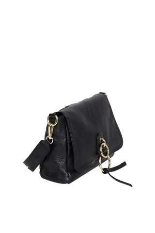 Leren Schoudertas Sophia - Zwart