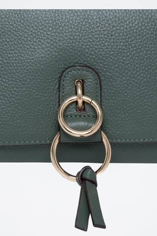 Leren Schoudertas Sophia - Kaki