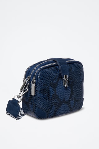 Leren Schoudertas Parker - Indigo