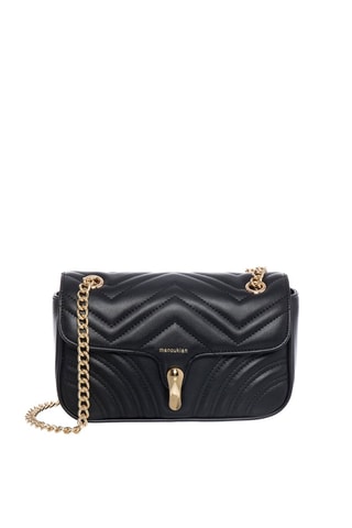 Splitleren Trendy Handtas Agatha - Zwart