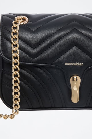 Splitleren Trendy Handtas Agatha - Zwart