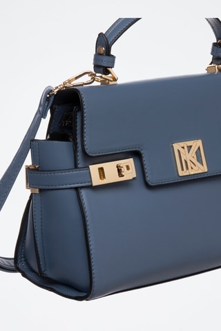 Schoudertas Lily - Blauw en goudkleurig