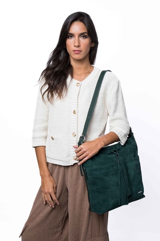 Trendy handtas Nael C - Groen