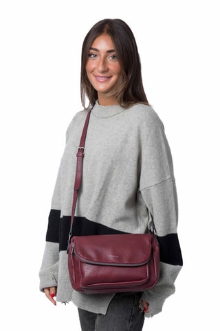 Schoudertas Santa - Zwart - Rood