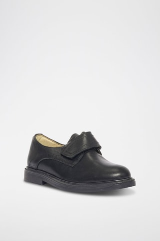 Derbies de couro Oxford BTS - Preto