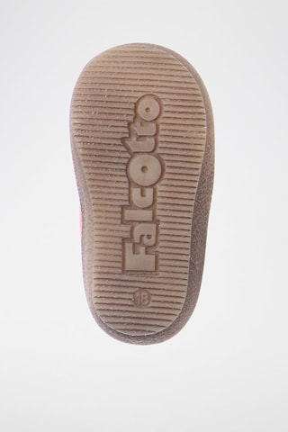 Boots em couro napa, lã e linho Conte - Castanho-claro