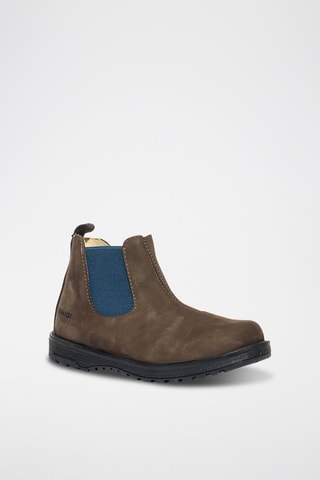 Boots de nobuck Alpha - Castanho